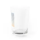 しろのいろいろしょっぷの電柱と月 Water Glass :right