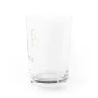 みみはんこ/消しゴムはんこのKokopelli (+logo) Water Glass :right