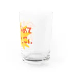 イエネコのケンカ売る Water Glass :right