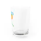 satoharuのオレンジ　ぎゅぎゅぎゅっ Water Glass :right