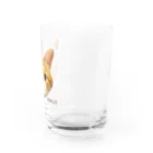 猫カフェ ぶぅたんグッズショップの絵文字チャロさん Water Glass :right