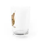 猫カフェ ぶぅたんグッズショップの絵文字マビくん Water Glass :right