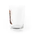 れいしょうのSUZURIのNFT風の猪 ~Boar Face Is Scary~ Water Glass :right