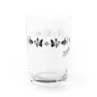 緋月のモノトーンオランダ Water Glass :right