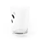 らくがきクオリティのふわふわパンダ Water Glass :right