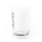 シベリアンハスキーとlemonの木のlemonの木 Water Glass :right