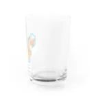 うなのご立腹ポメラニアン Water Glass :right