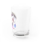ʚ一ノ瀬 彩 公式 ストアɞの一ノ瀬彩ちびｷｬﾗ:LOGO付【ﾆｺｲｽﾞﾑ様Design】 Water Glass :right