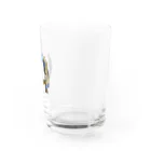 くまとむっち🦦のしんじゅな赤ちゃん名画（ロゴ有り） Water Glass :right