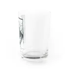 赤べこ饅頭の『猿のだまし絵』 Water Glass :right