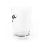 渦のおみせやさんのローポリな牛 Water Glass :right