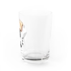 LalaHangeulの「パンだ」とつぶやく子パンダ Water Glass :right