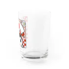 ももも雑貨堂のめでたやわんこ Water Glass :right