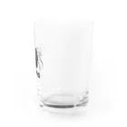 MrKShirtsのKumo (クモ) 色デザイン Water Glass :right