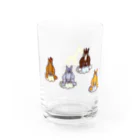 くだらないみち商店のRun 〜　I Love Horses!  Water Glass :right