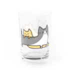 電球屋の裏表 乗っかりねこさん Water Glass :right