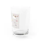 ねこてぃぶのチェック柄 Water Glass :right