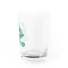 ジェラルド•マック! Gerald Macの恐竜のサイゴン Water Glass :right