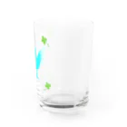 武者小路夕桐の青い鳥と四葉 Water Glass :right