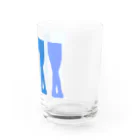 Twinkle-BooのBallet!blue Water Glass :right