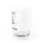 野鳥、カラスストアのI love hasibuto  ハシブト大好き Water Glass :right