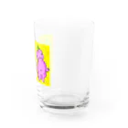 スマホ絵師 ほそゆか【公式ッ】のぴんきぃざうるす ぴんくちゃん Water Glass :right