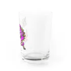 Feather stick-フェザースティック-のフェザースティック【Feather stick】カメレオンロゴ Water Glass :right