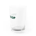 VEGE SHOPのVEGE SHOP 緑文字 Water Glass :right