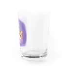 みきぞーん｜保護猫 ミッキー画伯と肉球とおともだちのrui&ram ×お花畑 Water Glass :right