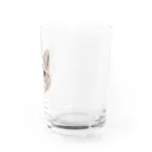 みきぞーん｜保護猫 ミッキー画伯と肉球とおともだちのD Water Glass :right