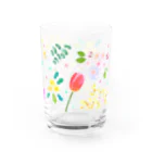 ishimorinacoの春の花とヤスミちゃん Water Glass :right