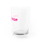 VEGE SHOPのVEGE SHOP ピンク文字 Water Glass :right