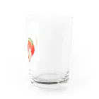 うさぎのひのき  公式グッズのいちごちゃんとうさぎちゃん Water Glass :right