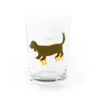 CHOSANAの高下駄を履いた犬 Water Glass :right