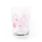 uzi_macchoの麻の葉-桜 Water Glass :right