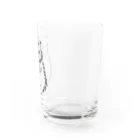 ガハクのおみせのもじゃもじゃにゃんこ Water Glass :right