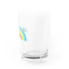 こん⚡の虹のグラス Water Glass :right