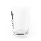 ぺろぺろっの黒猫ちゃん Water Glass :right