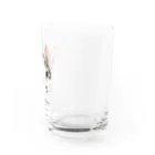 みきぞーん｜保護猫 ミッキー画伯と肉球とおともだちのTa-chan Water Glass :right