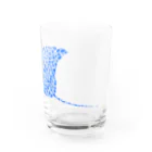 栗坊屋のブルーマンタ Water Glass :right