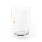 PADA328🌴 タイ語・タイ文字 グッズのタイ語っぽい ガパオライス Water Glass :right