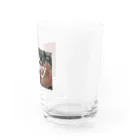 屋根裏より愛を込めてのボタニカル柄 Water Glass :right