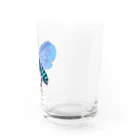 LalaHangeulのBLUE BEE(瑠璃紋花蜂) Water Glass :right