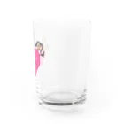 Walton’sのハート　ピンク Water Glass :right