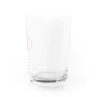 そぼろのスプリングぱおみん　顔　ピンク Water Glass :right