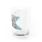 思い出ショップのイカしたこいのぼり Water Glass :right