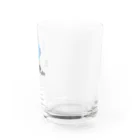 savannahのBlue Rose Water Glass :right
