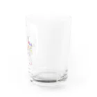 きたはりゃおえかき。。SUZURI店のおねがい！もふもふ七福神さま〜♪ Water Glass :right