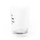 LUNARHOLIC STOREの<BASARACRACY>人外の人外による人外のための政治（カタカナ・黒） Water Glass :right