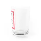 LUNARHOLIC STOREの偽諺～壱～「ラヴイズグラインド」(赤縁) Water Glass :right